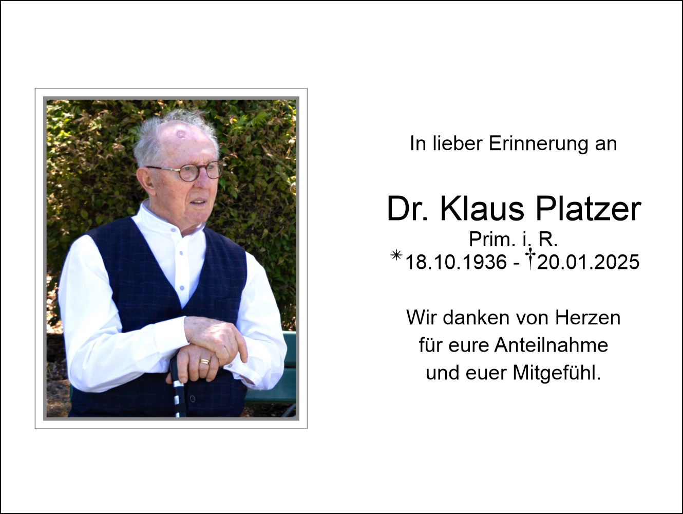 Klaus  Platzer